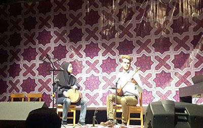 اجرای موسیقی قشقایی در جشنواره خاتون خورشید تربت حیدریه
