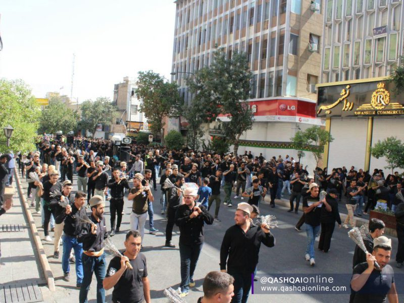 طنین ندای یا ابوالفضل هیئات قشقایی ها در شیراز
