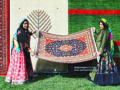 مراسم رونمایی از لوح ثبت جهانی فرش قشقایی در شیراز برگزار شد