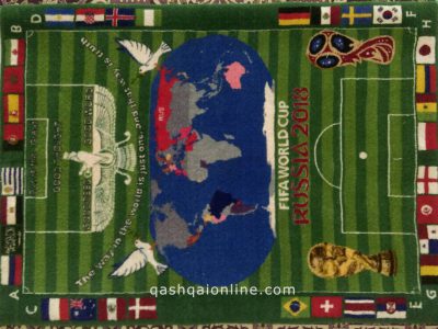 هنر بانوان قشقایی برای صلح  و دوستی ملل کره زمین در جام جهانی ۲۰۱۸ + تصاویر