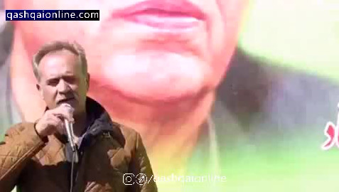 اجرای زنده ابراهیم کهندل پور در مراسم وداع با استاد فرهاد گرگین پور