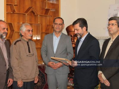 دیدار جانشین سازمان امور عشایر کشور با دکتر کیانی از مفاخر فارس
