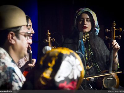 اجرای گروه موسیقی یاغلیق در اختتامیه جشنواره موسیقی فجر